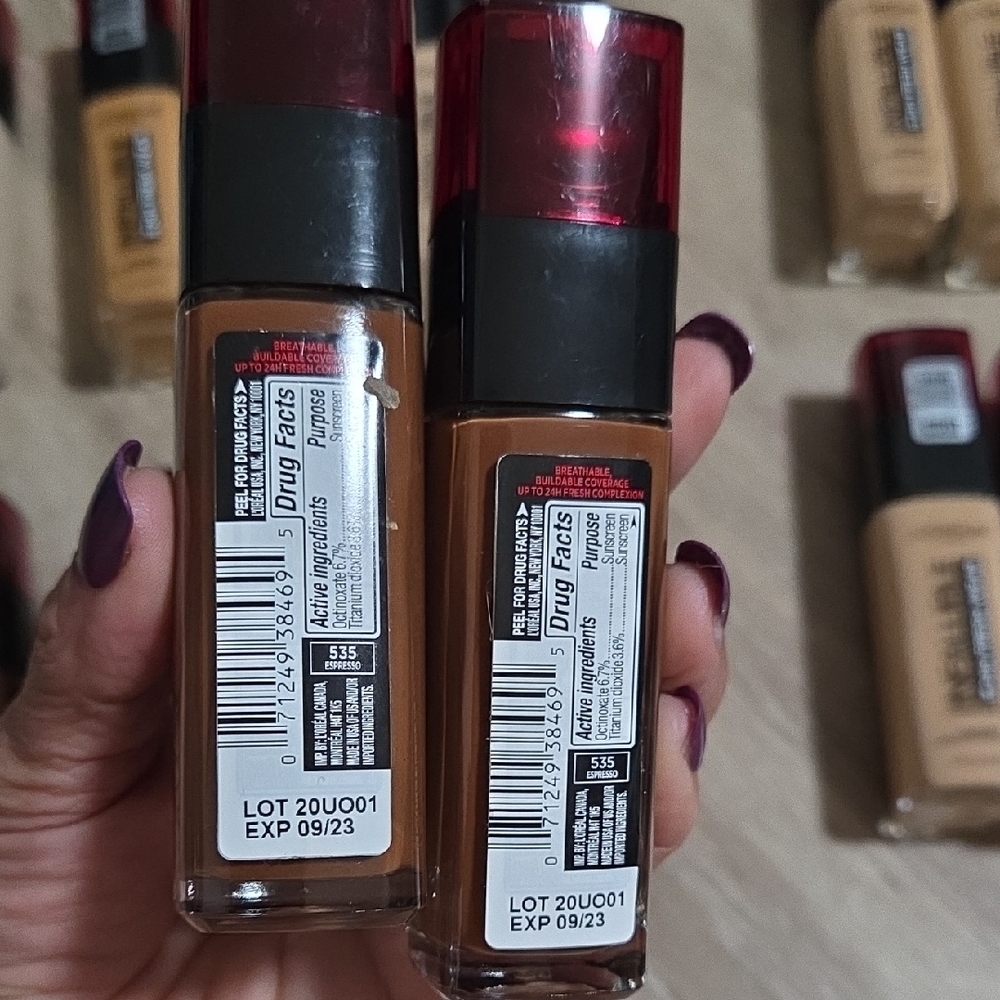L'Oreal Infallible Fresh Wear Foundation Assorted Beige to Deep Brown Shades - Picture 2 of 2